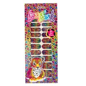 NWT Orly x Lisa Frank Hunter Multicolor Leopard gel Nail Wraps